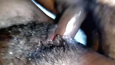 Indian amateur housewife with hairy pussy film a homemade scene