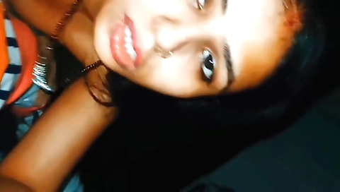 Indian woman seduces and puts her big dick into her pussy