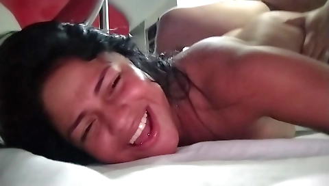 Indian brunette in a sexy lingerie gets her pussy fucked