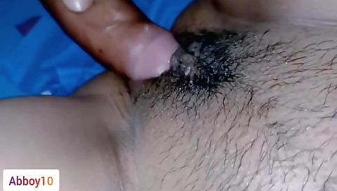 Busty brunette student with a sexy smile is having a creampie