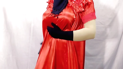 Indian housewife dancing and taking off her clothes