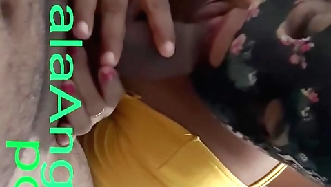 Hot brunette gives a deep blowjob and suckies her partner's dick