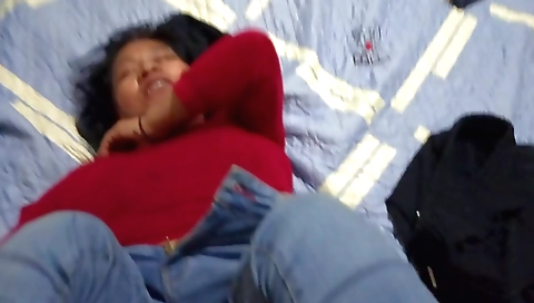 Indian amateur brunette is enjoying sex with her mother-in-law