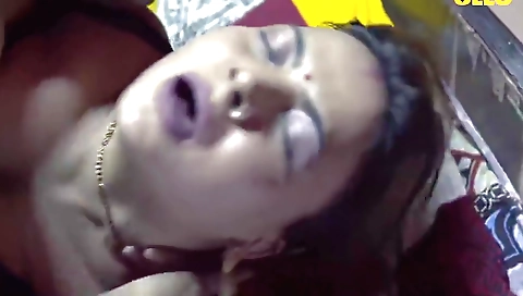 Indian brunette 26+ with big boobs gets nailed by hubby