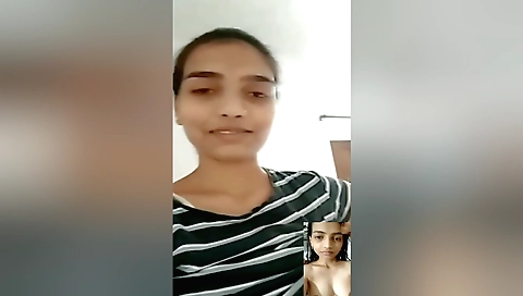 Sexy body in amateur solo female video scene on web cam