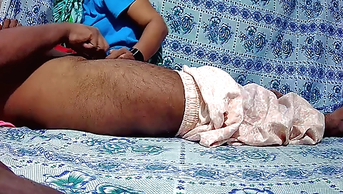 Indian cooking porn show in black bikini and pussy juice