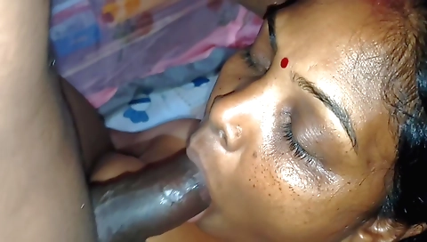 Indian hairy slut sucks his hard cock in her mouth