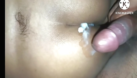 Amateur brunette in bedroom fucks her husband 1990s