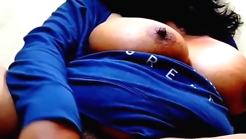 Bhabi has her big ass and tits in view in front of the webcam