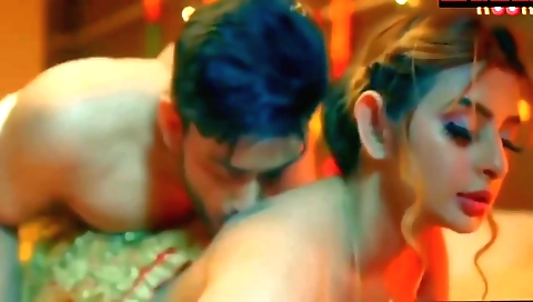 Indian big titted redhead in a bikini getting fucked