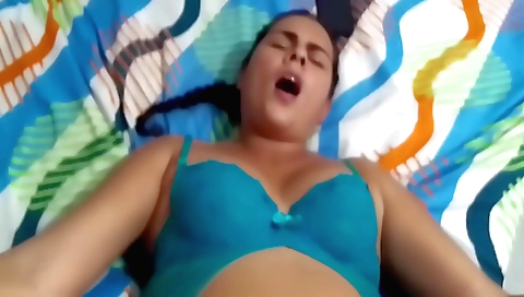 Amateur brunette teen catches mom playing with her phone