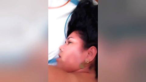 Busty girl in amateur porn video fucked in various positions