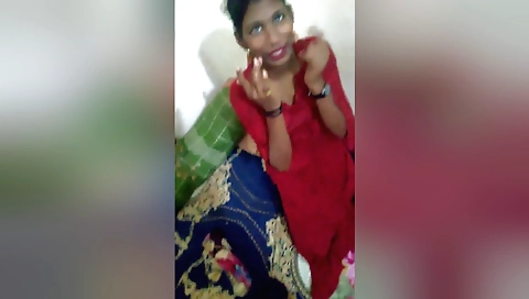 Indian milf in lingerie shows her huge boobies in pov