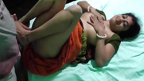 Indian woman with big tits gets fucked by a friend