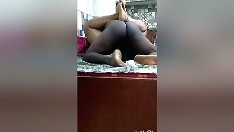 Indian teen gets her hair wet on her knees and kisses