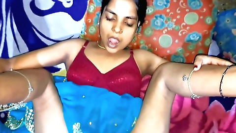 Indian girl sucks it then it sticks in her asshole