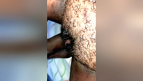 Busty amateur chick with hairy pussy in stockings fucked
