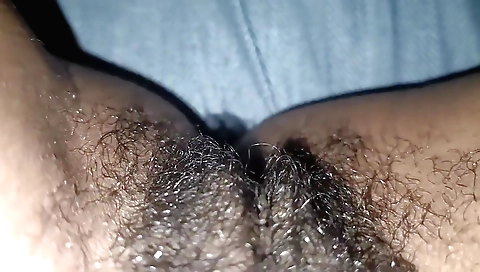 Indian teen with a hairy pussy is showing her body in a video
