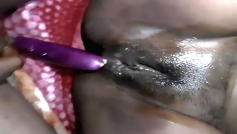 Indian bhabhi sex with her stepbrother using a 9-inch brinjal