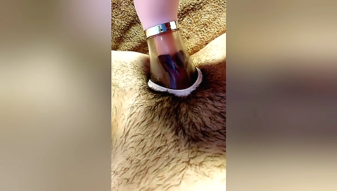 Indian girl masturbates with sex toys in the bedroom