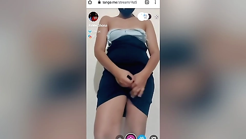 Slutty hot brunette with big tits shows how she sucks