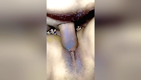 A girl gives the handsome young friend a nice dick ride
