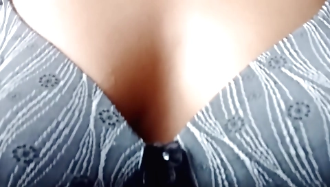 Sexy indian girl plays with her shaved pussy and pussy