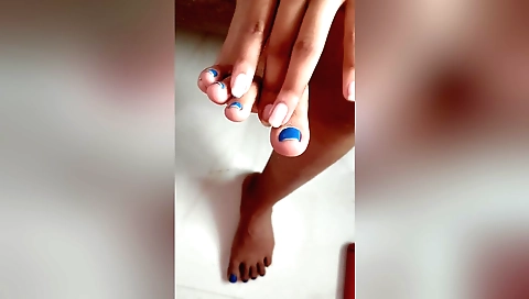 Amateur sex video - amateur handjob 1 hot foot job