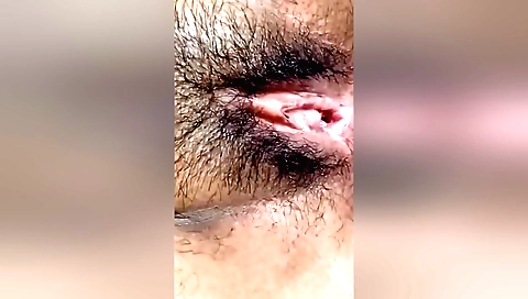 Indian pornstar is fucking her hairy pussy in the porn clip