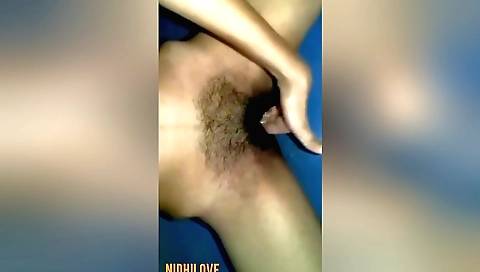 Hot Indian naked girl enjoys being bathed in water