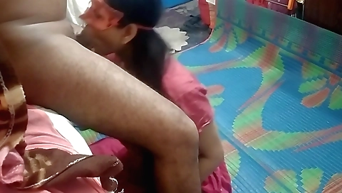 Indian bhabhi is getting her shaved pussy pounded hard