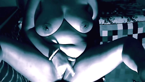 Sexy solo female with big boobs and a tight booty shows off