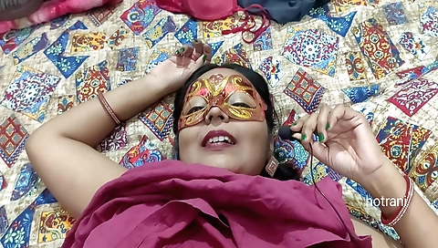 Indian brunette wife is fucked by her husband in hd