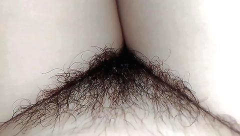 Indian teen with a hairy pussy makes homemade video