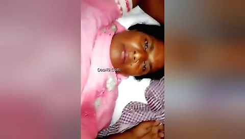 Indian porn video with the girl getting fucked hard