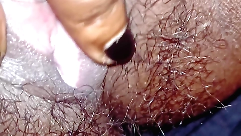 Indian teen is filming hairy pussy with her boyfriend